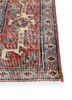 vintage red and orange wool hand knotted Rug - Corner vintage red and orange wool hand knotted Rug - Corner