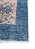 vintage blue wool hand knotted Rug - Corner vintage blue wool hand knotted Rug - Corner