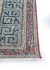 vintage beige and brown wool hand knotted Rug - Corner vintage beige and brown wool hand knotted Rug - Corner