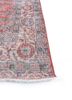 vintage red and orange wool hand knotted Rug - Corner vintage red and orange wool hand knotted Rug - Corner