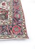 vintage red and orange wool hand knotted Rug - Corner vintage red and orange wool hand knotted Rug - Corner