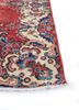 vintage red and orange wool hand knotted Rug - Corner vintage red and orange wool hand knotted Rug - Corner