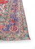 vintage red and orange wool hand knotted Rug - Corner vintage red and orange wool hand knotted Rug - Corner