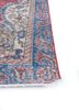 vintage red and orange wool hand knotted Rug - Corner vintage red and orange wool hand knotted Rug - Corner