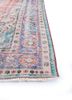 vintage red and orange wool hand knotted Rug - Corner vintage red and orange wool hand knotted Rug - Corner