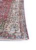 vintage red and orange wool hand knotted Rug - Corner vintage red and orange wool hand knotted Rug - Corner
