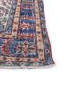 vintage red and orange wool hand knotted Rug - Corner vintage red and orange wool hand knotted Rug - Corner