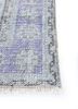 vintage pink and purple wool hand knotted Rug - Corner