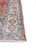 vintage red and orange wool hand knotted Rug - Corner vintage red and orange wool hand knotted Rug - Corner