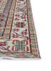 vintage red and orange wool hand knotted Rug - Corner vintage red and orange wool hand knotted Rug - Corner