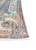 vintage blue wool hand knotted Rug - Corner vintage blue wool hand knotted Rug - Corner
