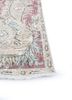 vintage red and orange wool hand knotted Rug - Corner vintage red and orange wool hand knotted Rug - Corner