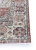 vintage red and orange wool hand knotted Rug - Corner vintage red and orange wool hand knotted Rug - Corner