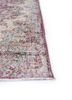 vintage red and orange wool hand knotted Rug - Corner vintage red and orange wool hand knotted Rug - Corner