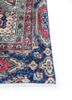 vintage red and orange wool hand knotted Rug - Corner vintage red and orange wool hand knotted Rug - Corner