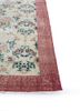 vintage red and orange wool hand knotted Rug - Corner vintage red and orange wool hand knotted Rug - Corner