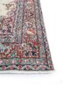 vintage red and orange wool hand knotted Rug - Corner vintage red and orange wool hand knotted Rug - Corner