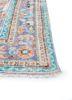 vintage red and orange wool hand knotted Rug - Corner vintage red and orange wool hand knotted Rug - Corner