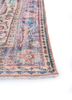 vintage red and orange wool hand knotted Rug - Corner vintage red and orange wool hand knotted Rug - Corner