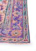 vintage red and orange wool hand knotted Rug - Corner vintage red and orange wool hand knotted Rug - Corner
