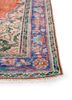 vintage red and orange wool hand knotted Rug - Corner vintage red and orange wool hand knotted Rug - Corner