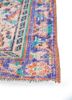 vintage red and orange wool hand knotted Rug - Corner vintage red and orange wool hand knotted Rug - Corner