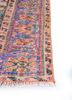 vintage red and orange wool hand knotted Rug - Corner vintage red and orange wool hand knotted Rug - Corner