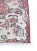 vintage red and orange wool hand knotted Rug - Corner vintage red and orange wool hand knotted Rug - Corner