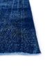 lacuna blue wool hand knotted Rug - Corner