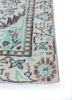 vintage green wool hand knotted Rug - Corner vintage green wool hand knotted Rug - Corner