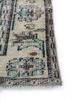 vintage green wool hand knotted Rug - Corner vintage green wool hand knotted Rug - Corner