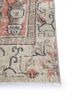vintage red and orange wool hand knotted Rug - Corner vintage red and orange wool hand knotted Rug - Corner