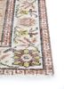 vintage beige and brown wool hand knotted Rug - Corner vintage beige and brown wool hand knotted Rug - Corner