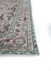 vintage pink and purple wool hand knotted Rug - Corner