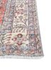 vintage red and orange wool hand knotted Rug - Corner vintage red and orange wool hand knotted Rug - Corner