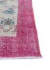 vintage red and orange wool hand knotted Rug - Corner vintage red and orange wool hand knotted Rug - Corner
