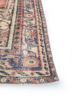 vintage red and orange wool hand knotted Rug - Corner