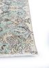 vintage blue wool hand knotted Rug - Corner vintage blue wool hand knotted Rug - Corner