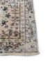 vintage beige and brown wool hand knotted Rug - Corner vintage beige and brown wool hand knotted Rug - Corner