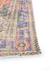 vintage red and orange wool hand knotted Rug - Corner vintage red and orange wool hand knotted Rug - Corner