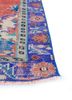 vintage red and orange wool hand knotted Rug - Corner vintage red and orange wool hand knotted Rug - Corner