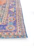 vintage red and orange wool hand knotted Rug - Corner vintage red and orange wool hand knotted Rug - Corner