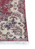 vintage red and orange wool hand knotted Rug - Corner vintage red and orange wool hand knotted Rug - Corner