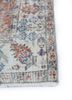 vintage red and orange wool hand knotted Rug - Corner vintage red and orange wool hand knotted Rug - Corner