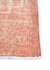 vintage red and orange wool hand knotted Rug - Corner vintage red and orange wool hand knotted Rug - Corner