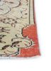 vintage red and orange wool hand knotted Rug - Corner vintage red and orange wool hand knotted Rug - Corner