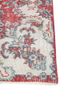 vintage red and orange wool hand knotted Rug - Corner vintage red and orange wool hand knotted Rug - Corner