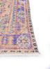 vintage red and orange wool hand knotted Rug - Corner vintage red and orange wool hand knotted Rug - Corner