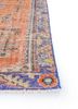 vintage red and orange wool hand knotted Rug - Corner vintage red and orange wool hand knotted Rug - Corner