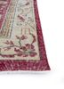 vintage red and orange wool hand knotted Rug - Corner vintage red and orange wool hand knotted Rug - Corner